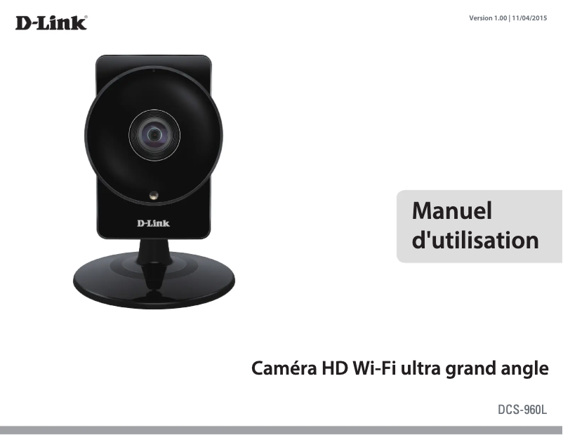 Image de la première page du manuel de l'appareil DCS-960L