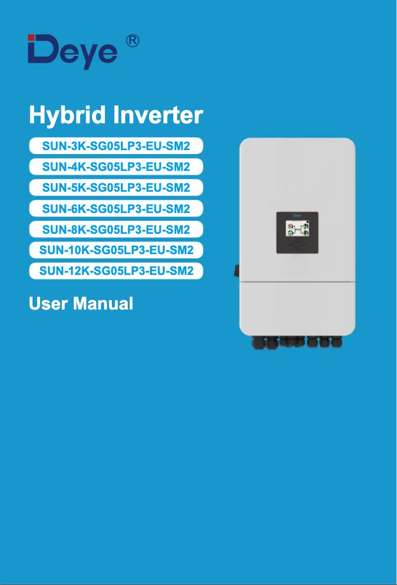 Imagen de la primera página del manual del dispositivo SUN-10K-SG05LP3-EU-SM2