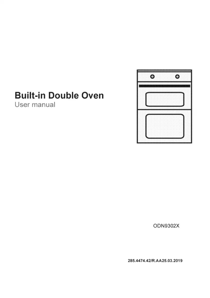 Page 1 de la notice Manuel utilisateur Blomberg ODN9302X