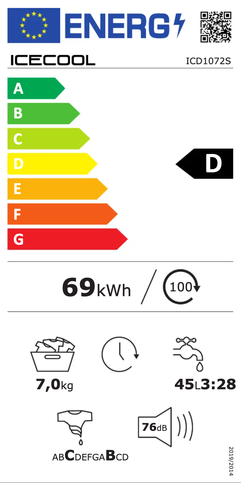 Image de la première page du manuel de l'appareil ICD1072S