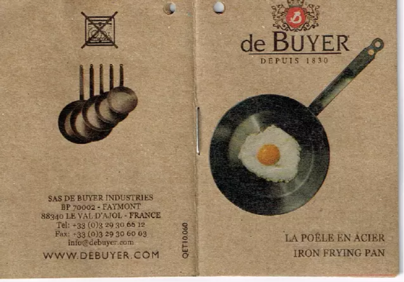 Image de la première page du manuel de l'appareil Iron