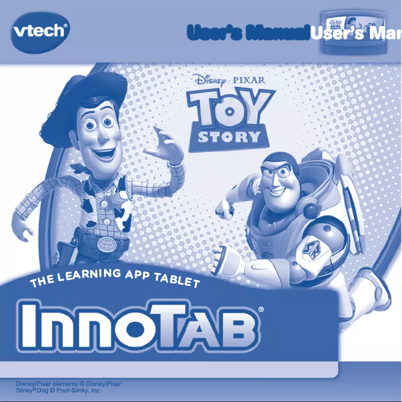 Page 1 de la notice Manuel utilisateur Vtech Toy Story
