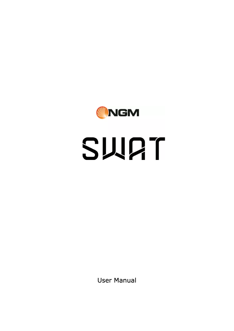 Image de la première page du manuel de l'appareil Swat