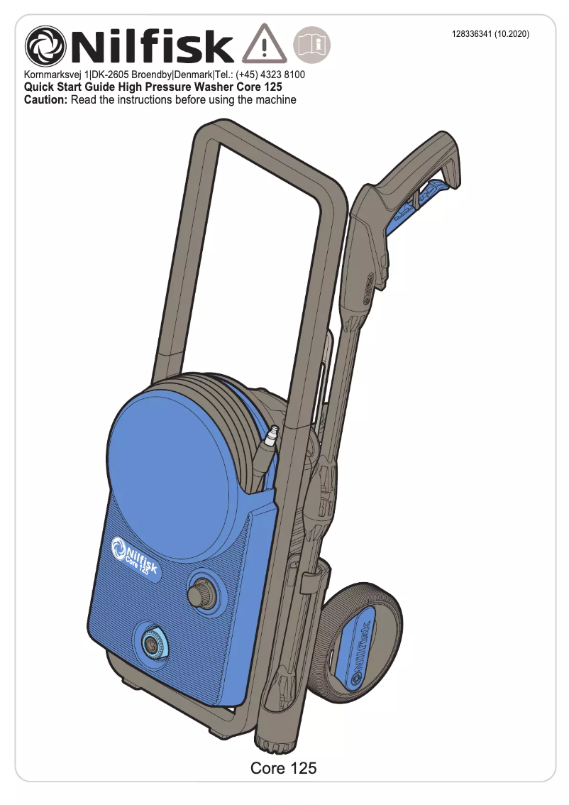 Página 1 del manual Manual de usuario Nilfisk Core 125