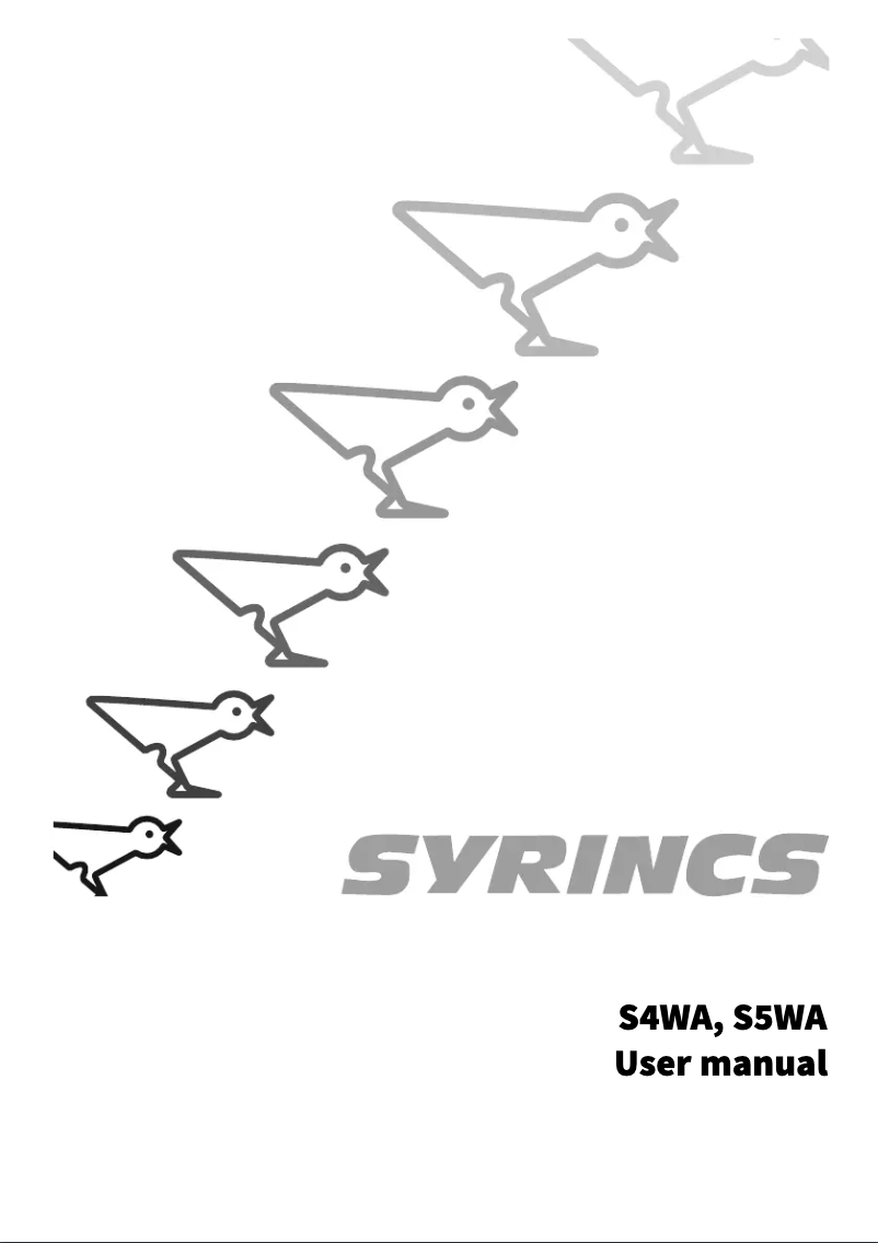 Image de la première page du manuel de l'appareil S4WA