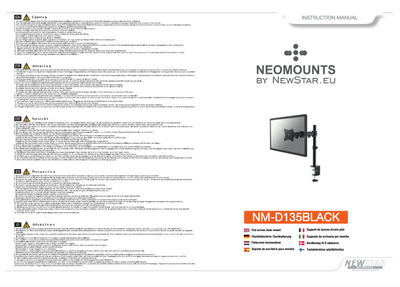 Image de la première page du manuel de l'appareil NM-D135