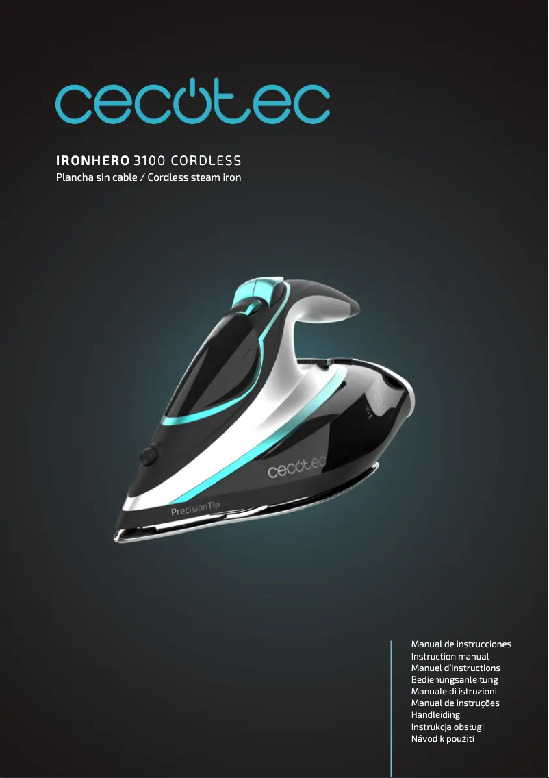 Page 1 de la notice Manuel utilisateur Cecotec IronHero 3100 Cordless