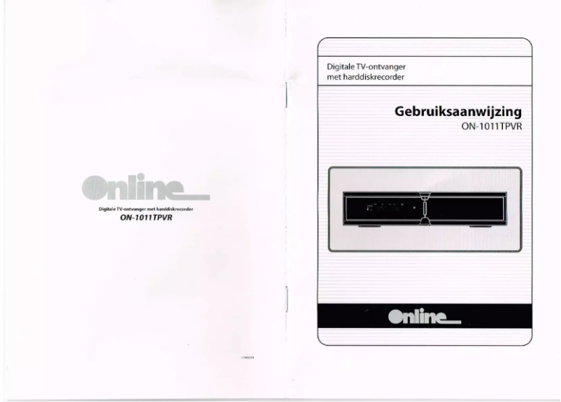 Page 1 de la notice Manuel utilisateur Rebox ON-1011TPVR (Online)