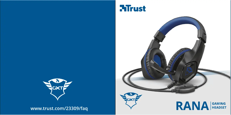 Page 1 de la notice Manuel utilisateur Trust Rana GXT 404B