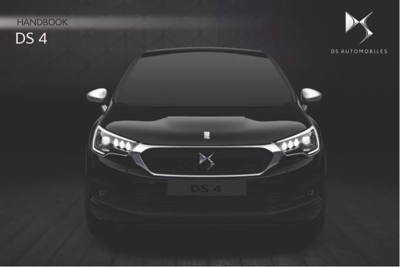 Page 1 de la notice Manuel utilisateur DS 4 (2016)
