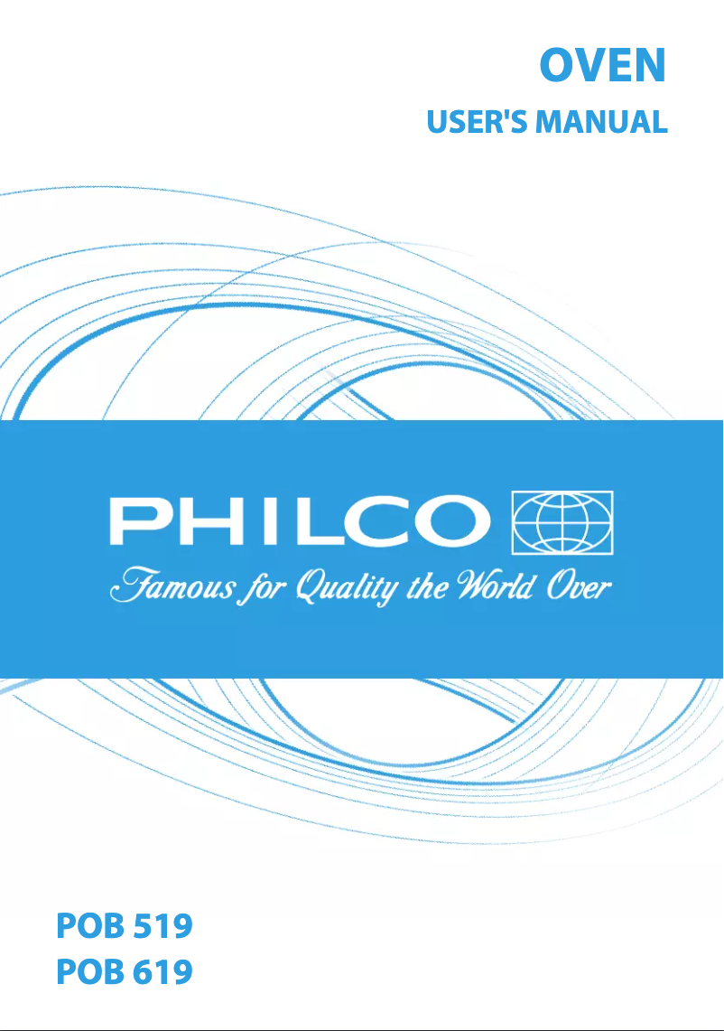 Page 1 of the manual User Manual Philco POB 619