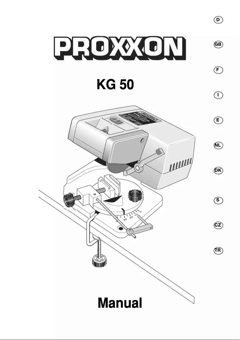 Imagen de la primera página del manual del dispositivo KG 50