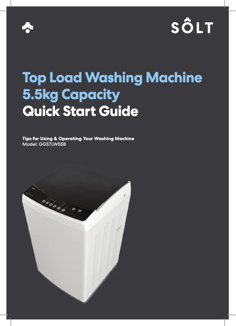 Image de la première page du manuel de l'appareil GGSTLW55B