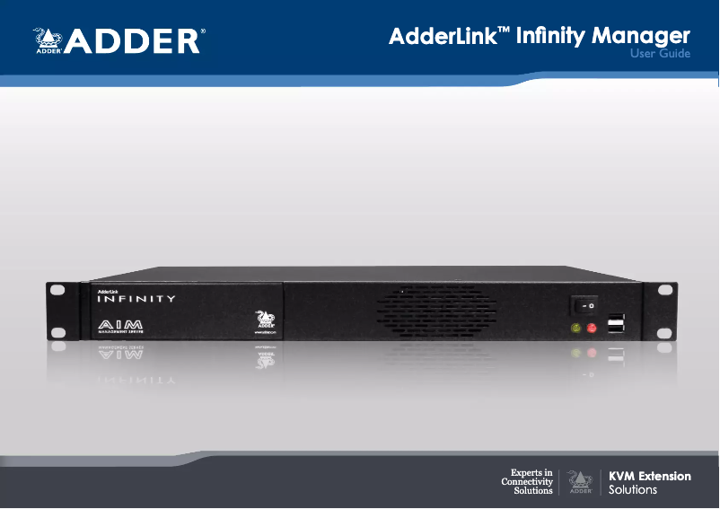 Página 1 del manual Manual de usuario Adder AIM-48