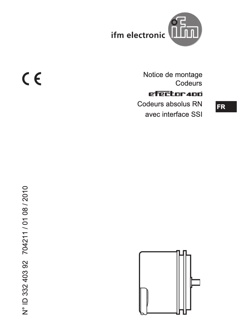 Page n°1 - Manuel utilisateur IFM RN6057