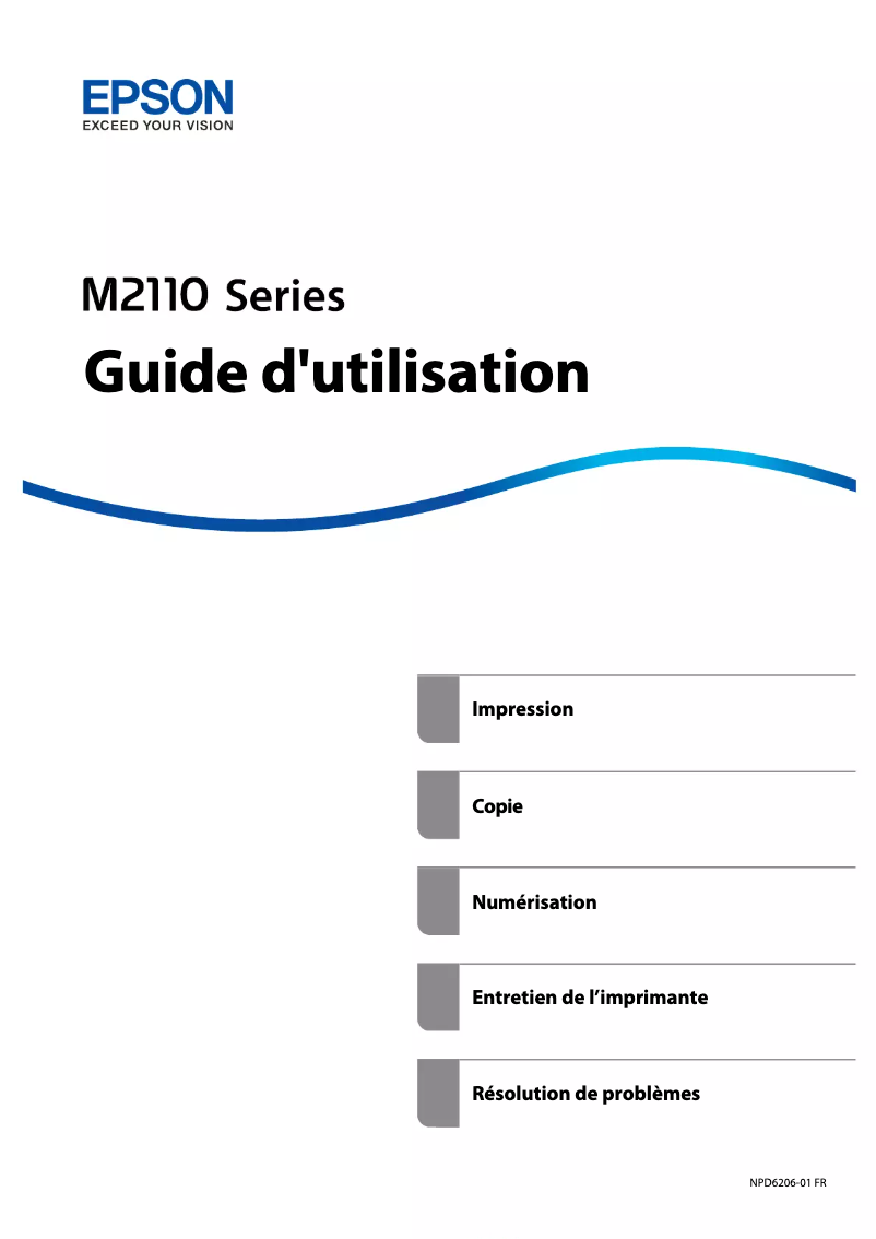 Page n°1 - Manuel utilisateur Epson EcoTank M2110