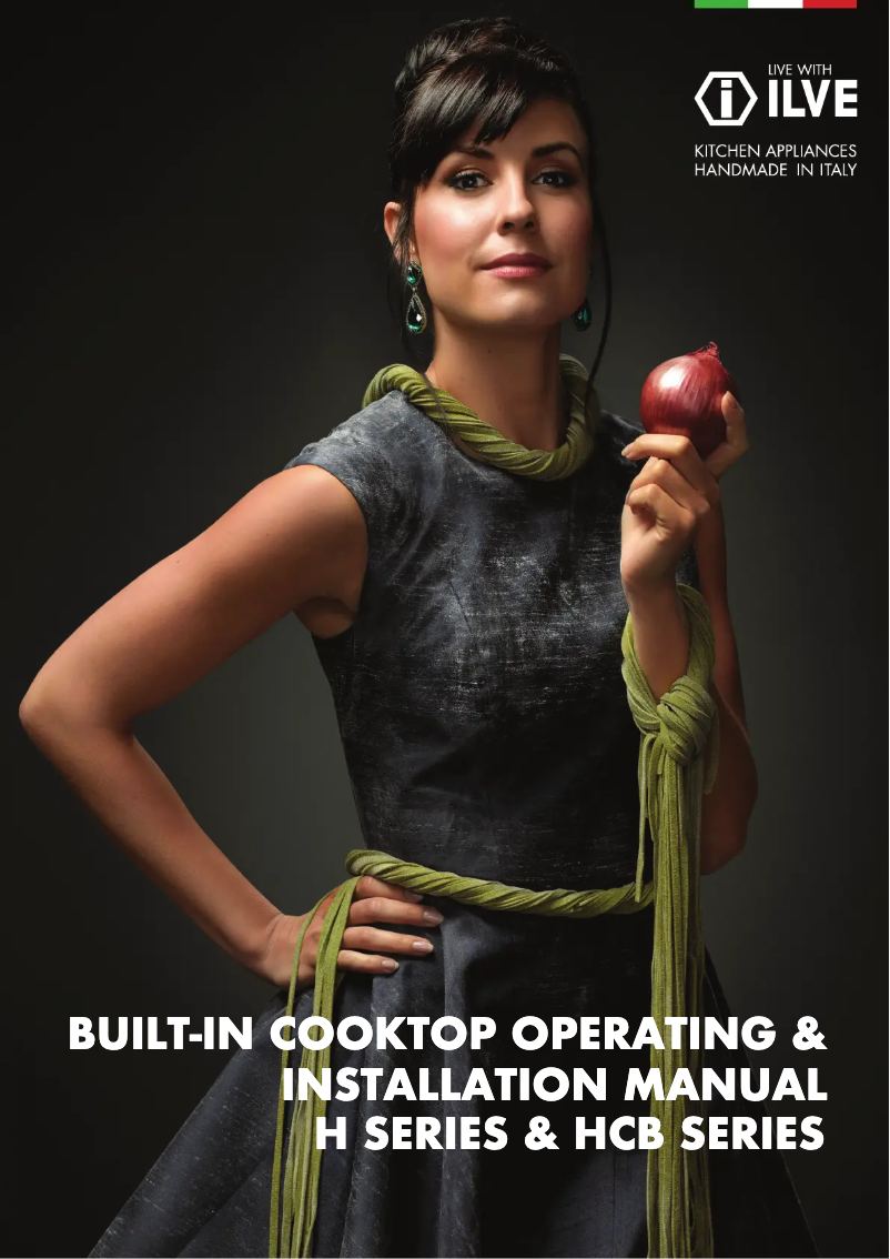 Page 1 de la notice Manuel utilisateur Ilve HCB90FCSS