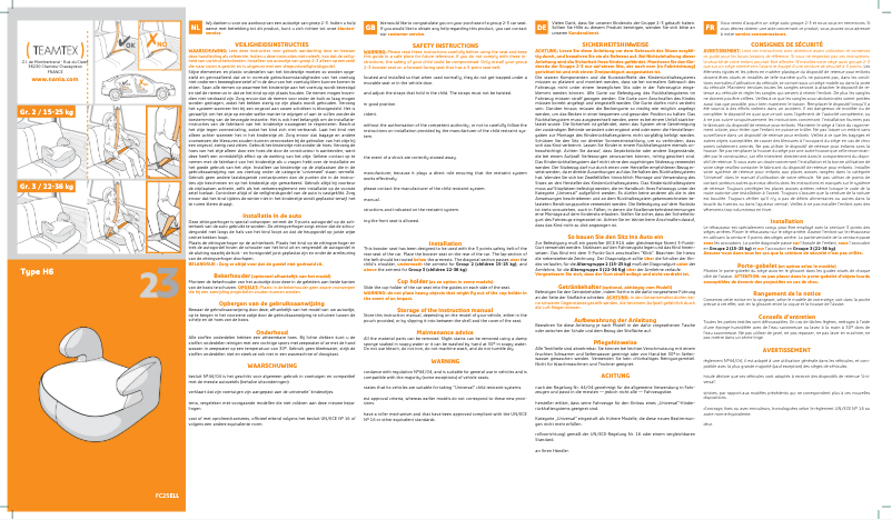 Page 1 de la notice Manuel utilisateur Osann Tango