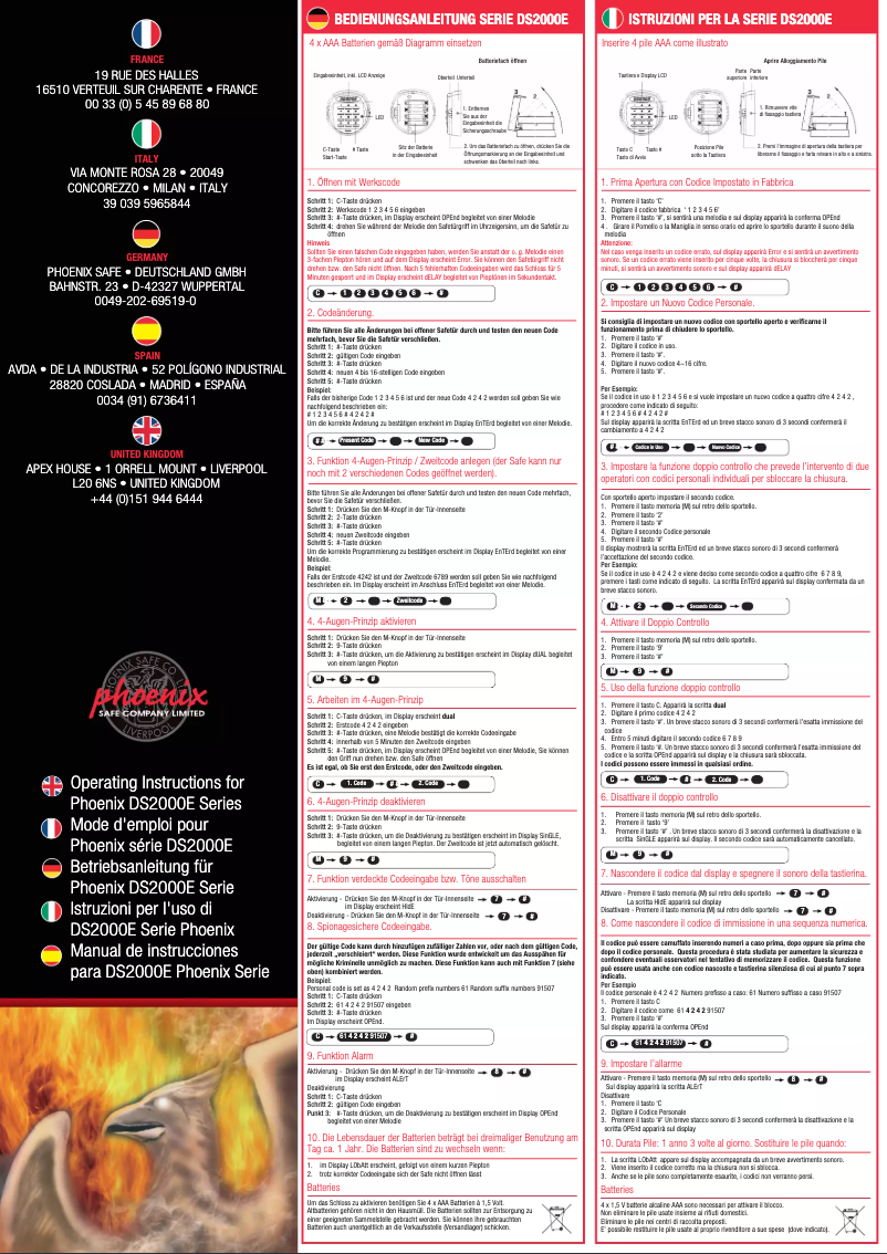 Image de la première page du manuel de l'appareil DS2003E