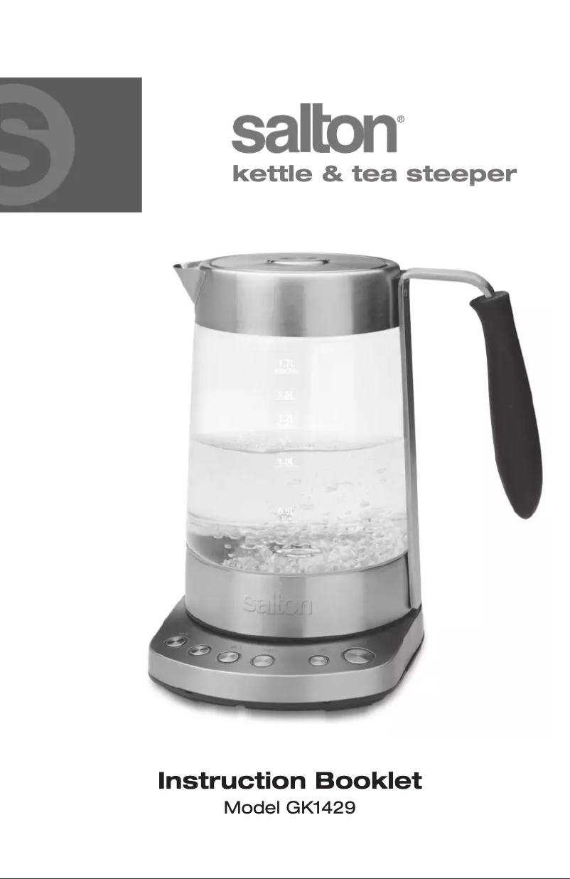 Page 1 de la notice Manuel utilisateur Salton GK1429