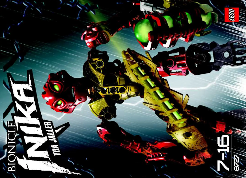 Page n°1 - Consignes visuelles Lego Bionicle 8727