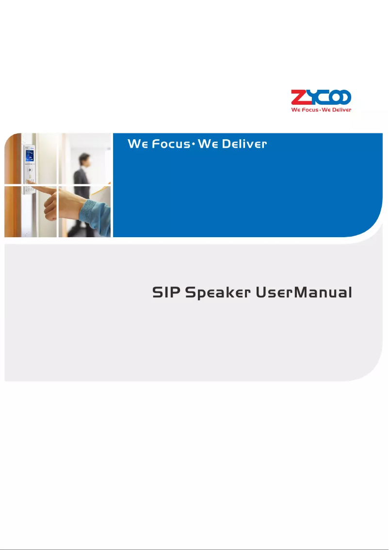 Page 1 de la notice Manuel utilisateur ZYCOO iSpeaker B20