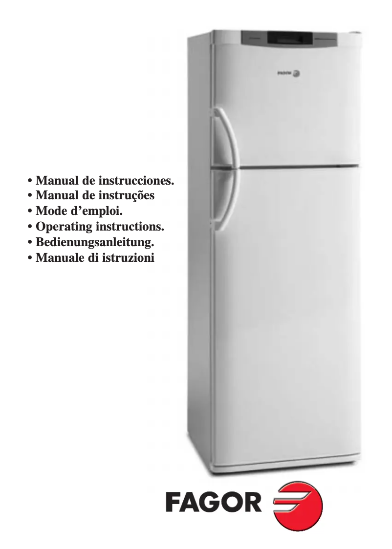 Page 1 de la notice Manuel utilisateur Fagor FD282NFX
