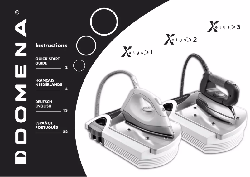Image de la première page du manuel de l'appareil Xelys 3