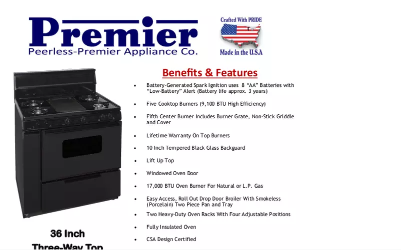 Image de la première page du manuel de l'appareil BLK5S9P