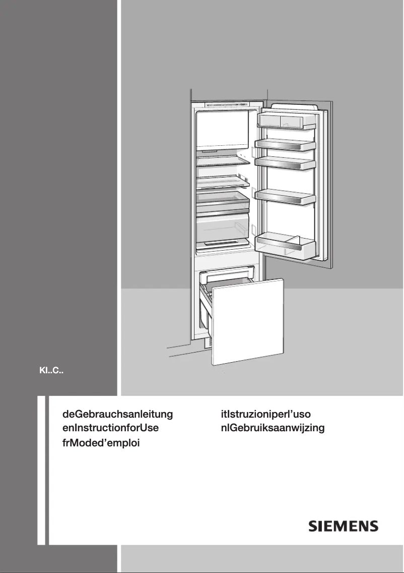 Image de la première page du manuel de l'appareil KI38CP65