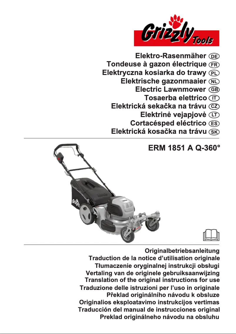 Image de la première page du manuel de l'appareil ERM 1851 A Q-360°