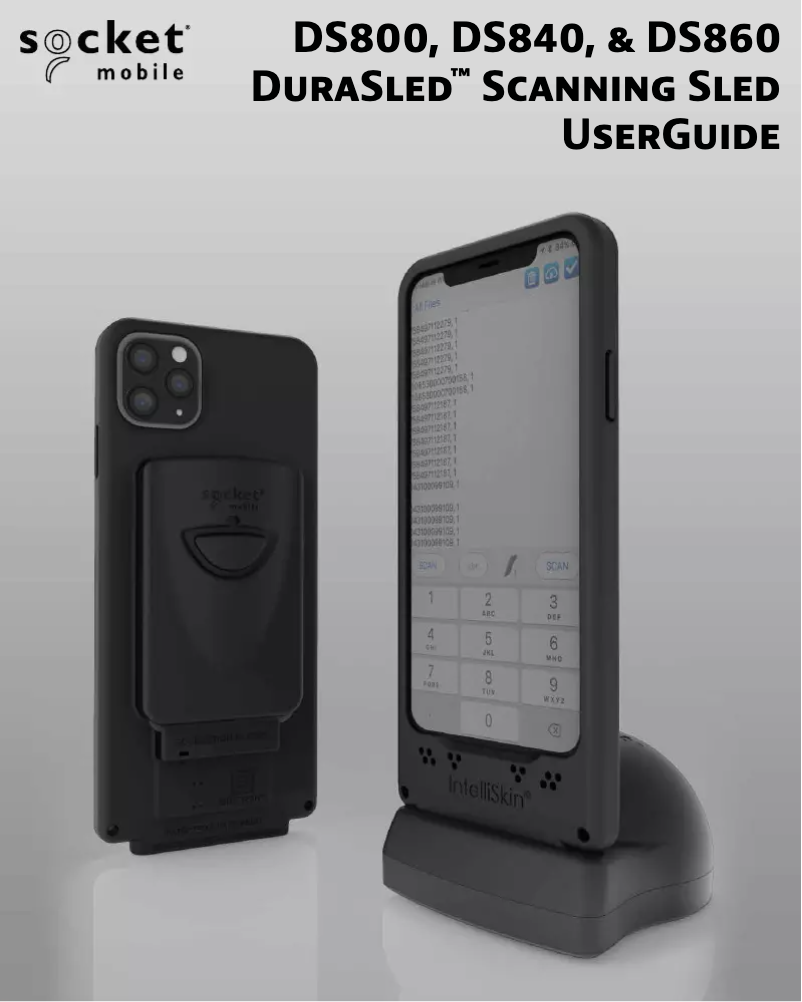 Imagen de la primera página del manual del dispositivo DS820