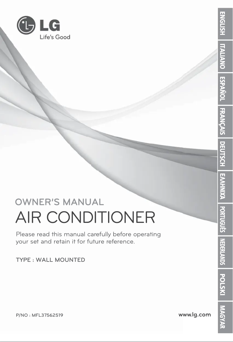 Image de la première page du manuel de l'appareil CC09AWV