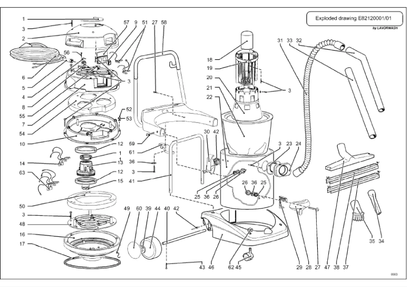 Page n°1 - Manuel utilisateur Lavorwash Taurus 03 IR