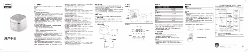 Page n°1 - Manuel utilisateur Philips HD3072