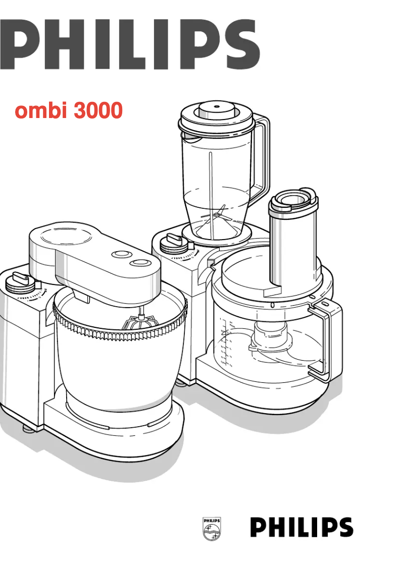 Image de la première page du manuel de l'appareil Combi 3000 HR7805