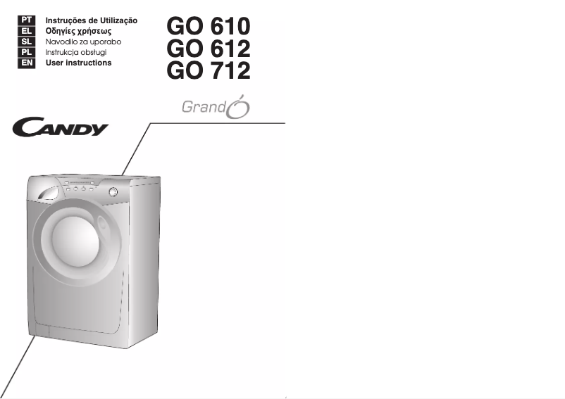 Image de la première page du manuel de l'appareil GO 610 txt