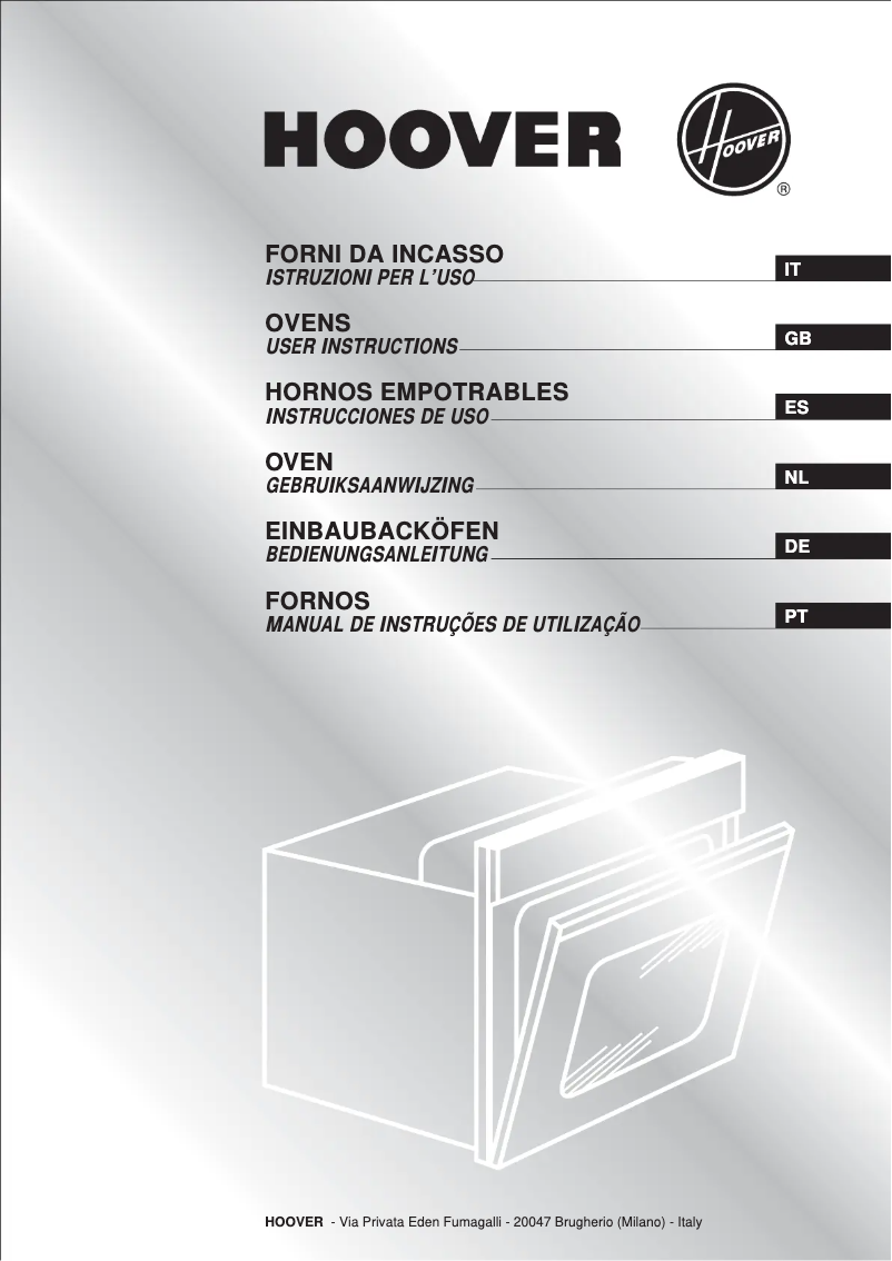 Page n°1 - Manuel utilisateur Hoover HOS 316