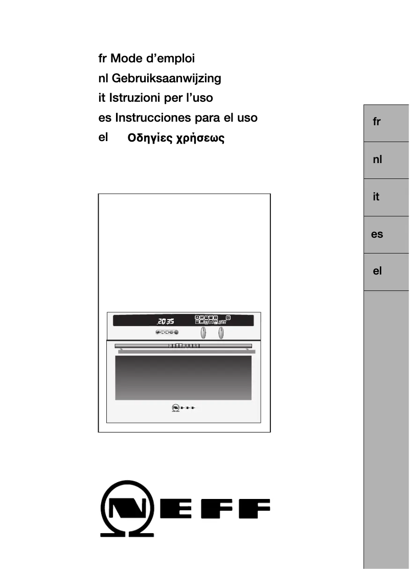 Page n°1 - Manuel utilisateur Neff B1771N2