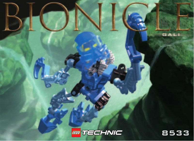 Image de la première page du manuel de l'appareil Bionicle 8533