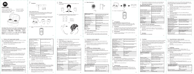 Page 1 de la notice Manuel utilisateur Motorola VerveBuds 200