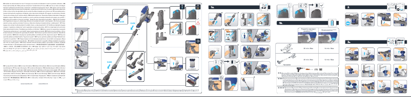 Page 1 de la notice Manuel utilisateur Tefal Air Force 360 Animal Care TY9086