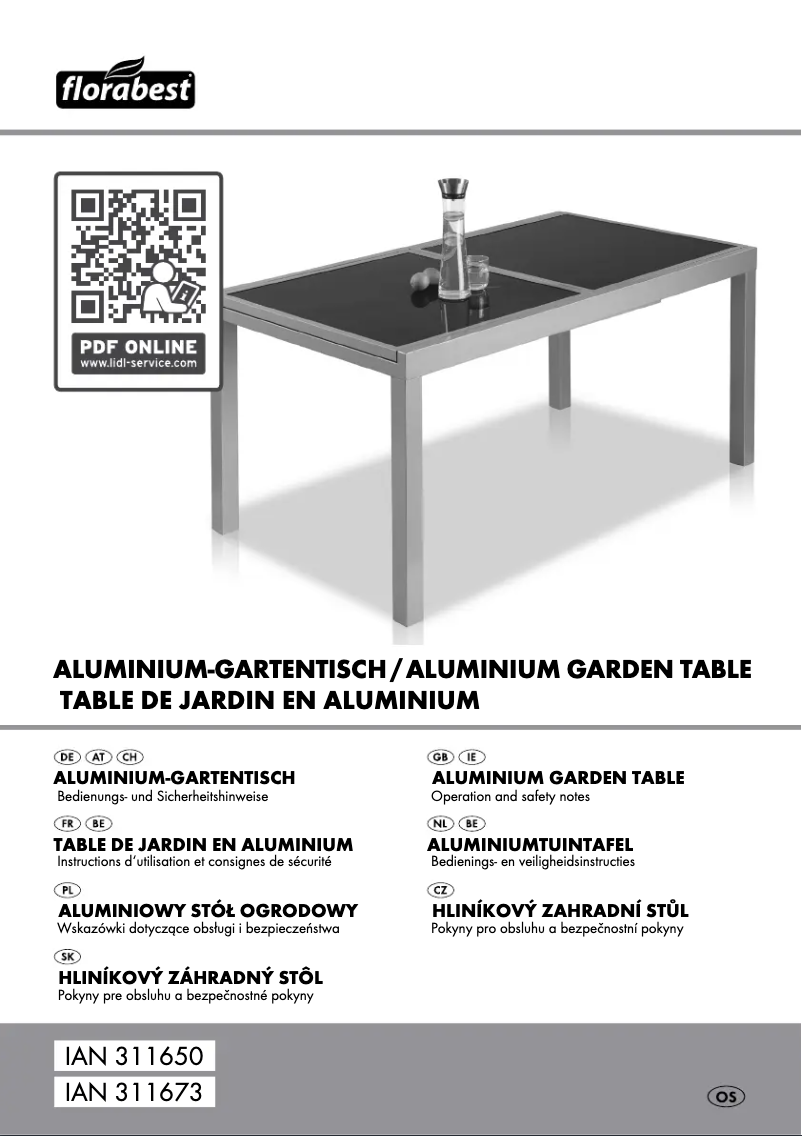Page n°1 - Manuel utilisateur Florabest HG04392B