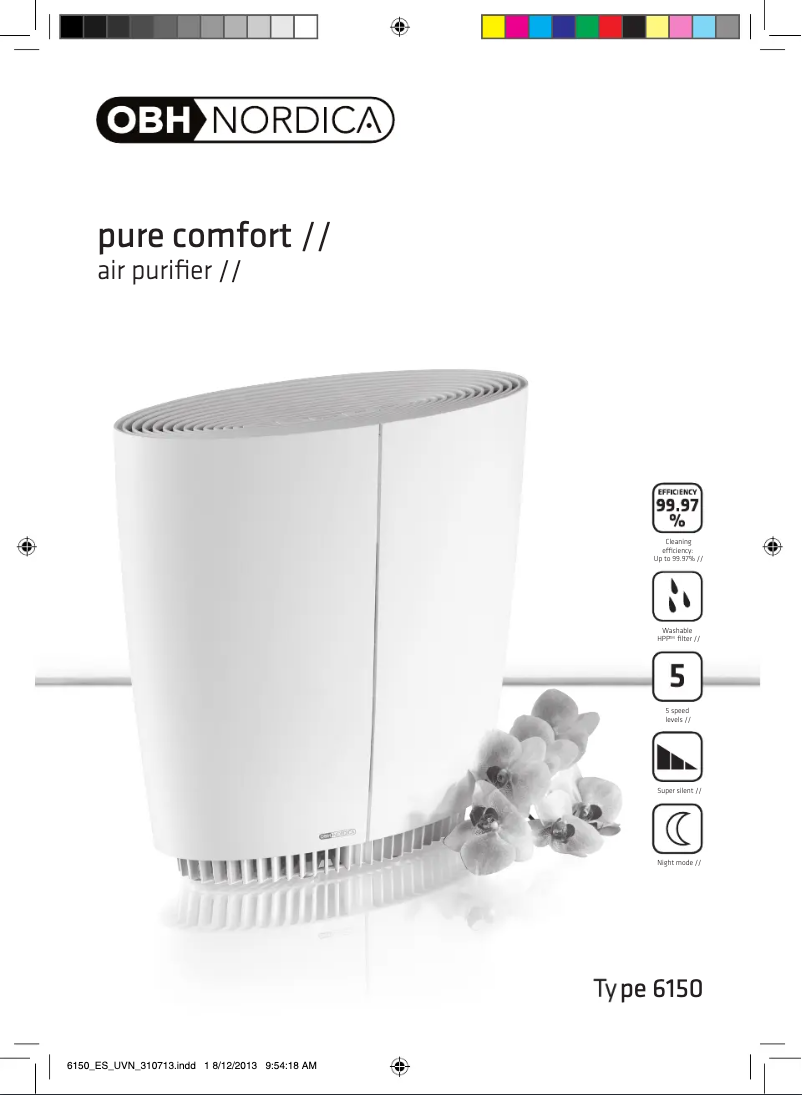 Page n°1 - Manuel utilisateur OBH Nordica Pro Mini 6355