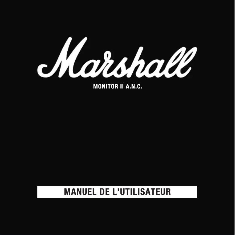 Page 1 de la notice Manuel utilisateur Davis Monitor II A.N.C.