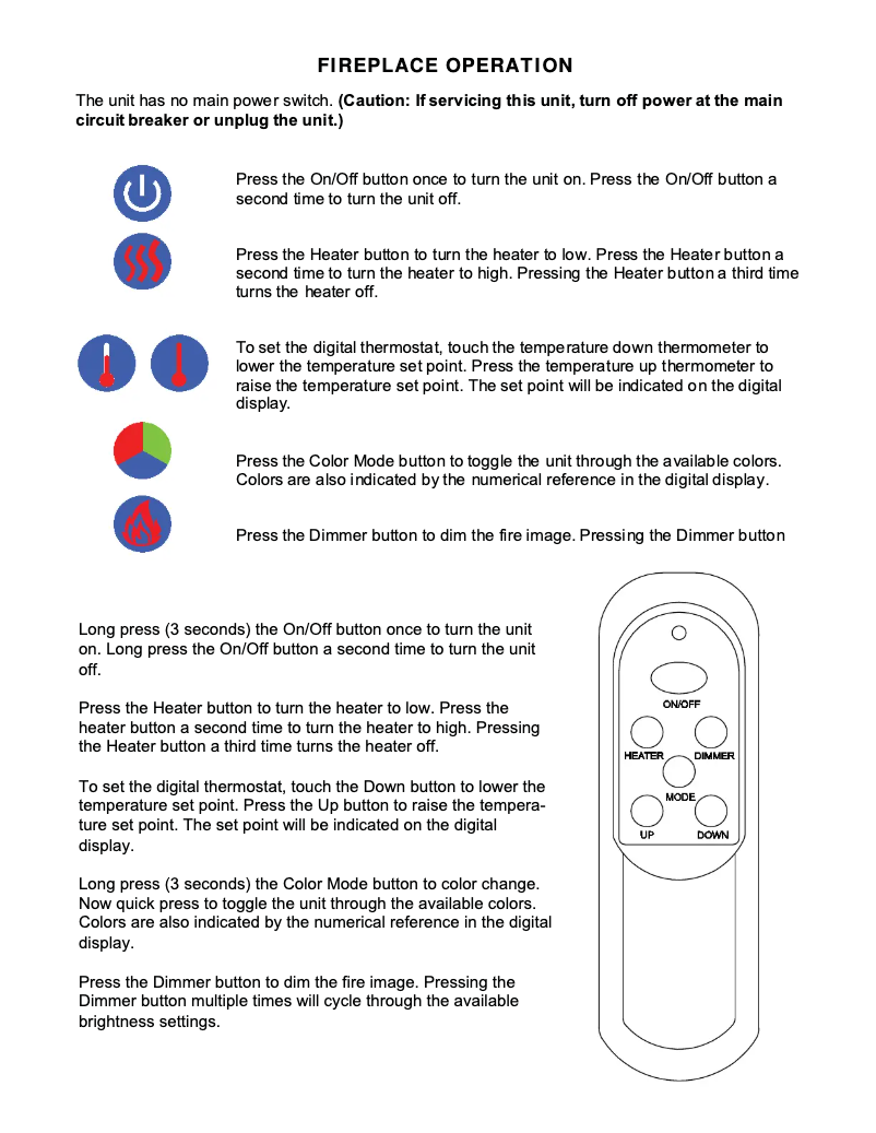 Page n°1 - Manuel utilisateur Modern Flames SL50-B