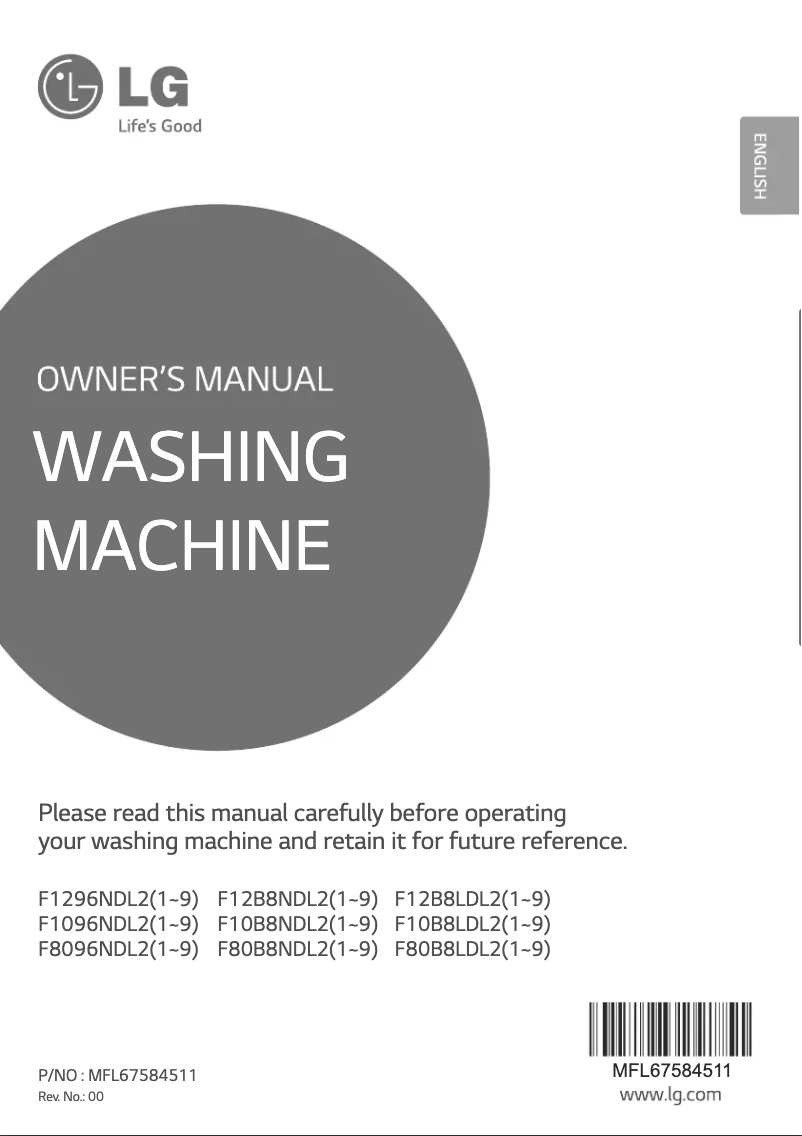 Página 1 del manual Manual de usuario LG F10B8LDL2