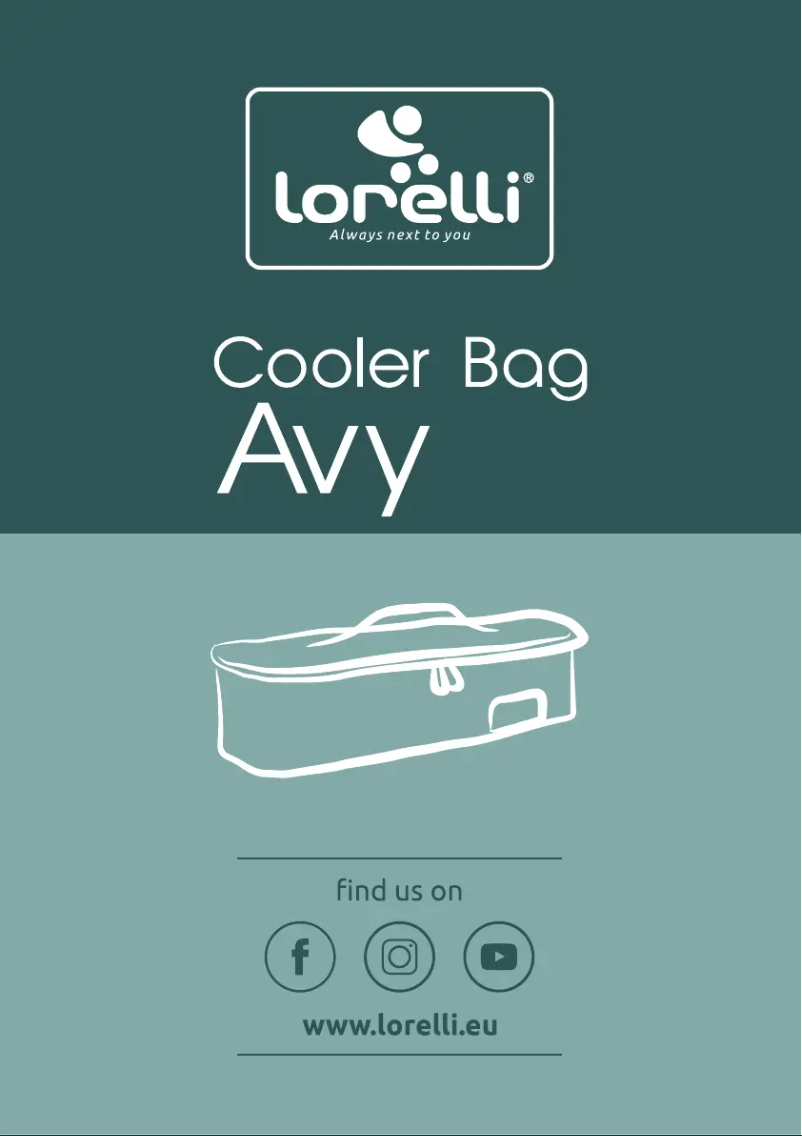 Page 1 de la notice Manuel utilisateur Lorelli Avy