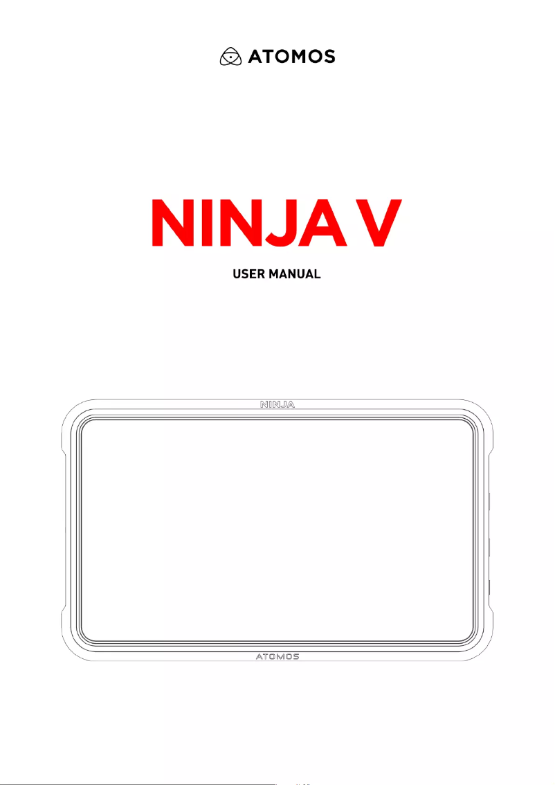 Page n°1 - Manuel utilisateur Atomos Ninja V