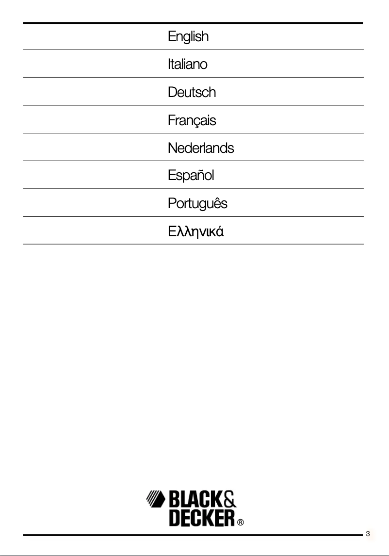 Página 1 del manual Manual de usuario Black & Decker GK430